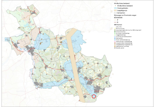 2023 07 28 Clustergebieden provincie en WP Oude Buurserdijk